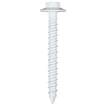 White Hex Head Tapcons