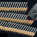 Aerico 90 .44 x 1-1/2'' Smooth Plastic Collated Pins (3,750 Pins/Case)