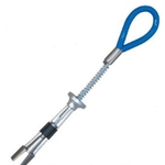 Safewaze 209512 6 Ft. Web Lanyard - Double Locking Snap Hooks