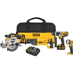 Dewalt DCK491L2 20V MAX Lithium Ion 4-Tool Combo Kit