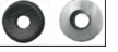 Washers. Sealing, Galvanized Steel Bonded to Rubber 5/8
