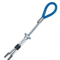 Safewaze 209512 6 Ft. Web Lanyard - Double Locking Snap Hooks