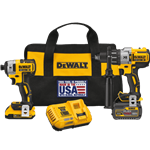 DEWALT FLEXVOLT® DCK299D1T1 CORDLESS HAMMERDRILL & IMPACT DRIVER KIT