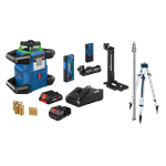 BOSCH GRL4000-90CHVGK Connected Green-Beam Self-Leveling Horizontal/Vertical Rotary Laser Kit