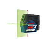 Bosch GCL100-80CG 12V Max Connected Green-Beam Cross-Line Laser with Plumb Points