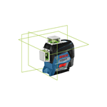 Bosch GLL3-330CG 360⁰ Connected Green-Beam Three-Plane Leveling and Alignment-Line Laser