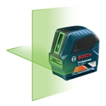 Bosch GLL 100 G, green beam self leveling cross line laser, VisiMax, measuring tools, Bosch