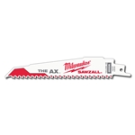 MILWAUKEE AX Sawzall Blade (5 Per Pk) 5/8 Tooth - 6" 48-00-5021