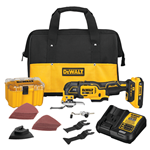 DEWALT DCS356D1 20V MAX* XR® BRUSHLESS CORDLESS 3-SPEED OSCILLATING MULTI-TOOL KIT (2.0 AH BATTERY)