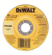 DEWALT Pipeline Abrasive Wheel for Metal 4-1/2" x 1/8"