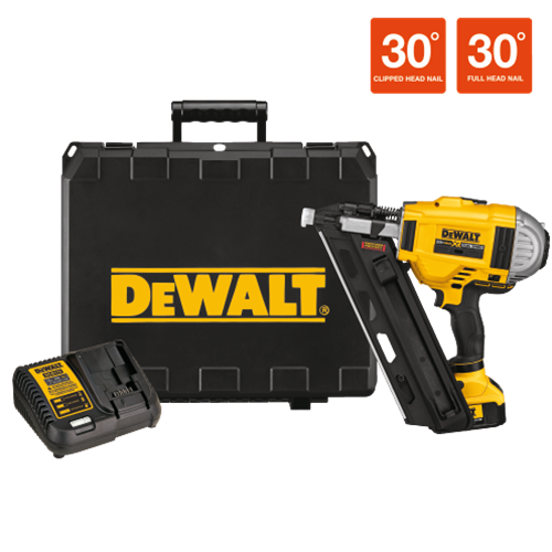 DEWALT DCN692M1 20V MAX CORDLESS FRAMING NAILER KIT 30 PAPER COLLATED