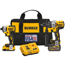 DEWALT FLEXVOLT® DCK299D1T1 CORDLESS HAMMERDRILL & IMPACT DRIVER KIT