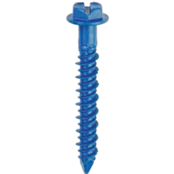 Powers Tapper+ 1/4'' x 2-1/4'' Blue Hex Washer Head 2724SD (100/Box)