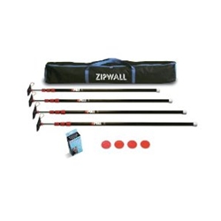 ZipWall ZipPole 10' Spring Loaded Poles ZP4 (4 Pack) *New Product*