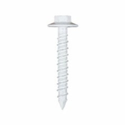 Powers Tapper+ 1/4'' x 2-1/4'' White Hex Washer Head 2424SD (100/Box)