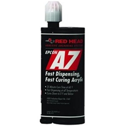 Red Head A7 Acrylic Adhesive 8oz. Cartridge A78