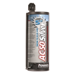 Powers AC50 Silver Adhesive 28 oz. Tube 8497