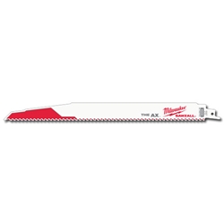 MILWAUKEE AX Sawzall Blade 5/8 Tooth - 12" Long (Pk of 25) 48-00-8027