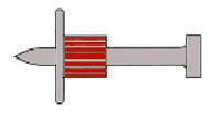 RAMSET 1" Washered Pin 1508SD 50090 (100)