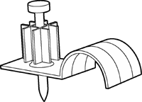 POWERS Conduit Pin / Clip Assembly - 1/2" Conduit